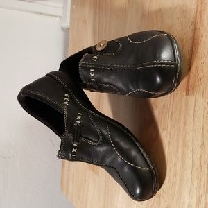 Clark's Bendables "Sixty Delta" leather slip on shoes